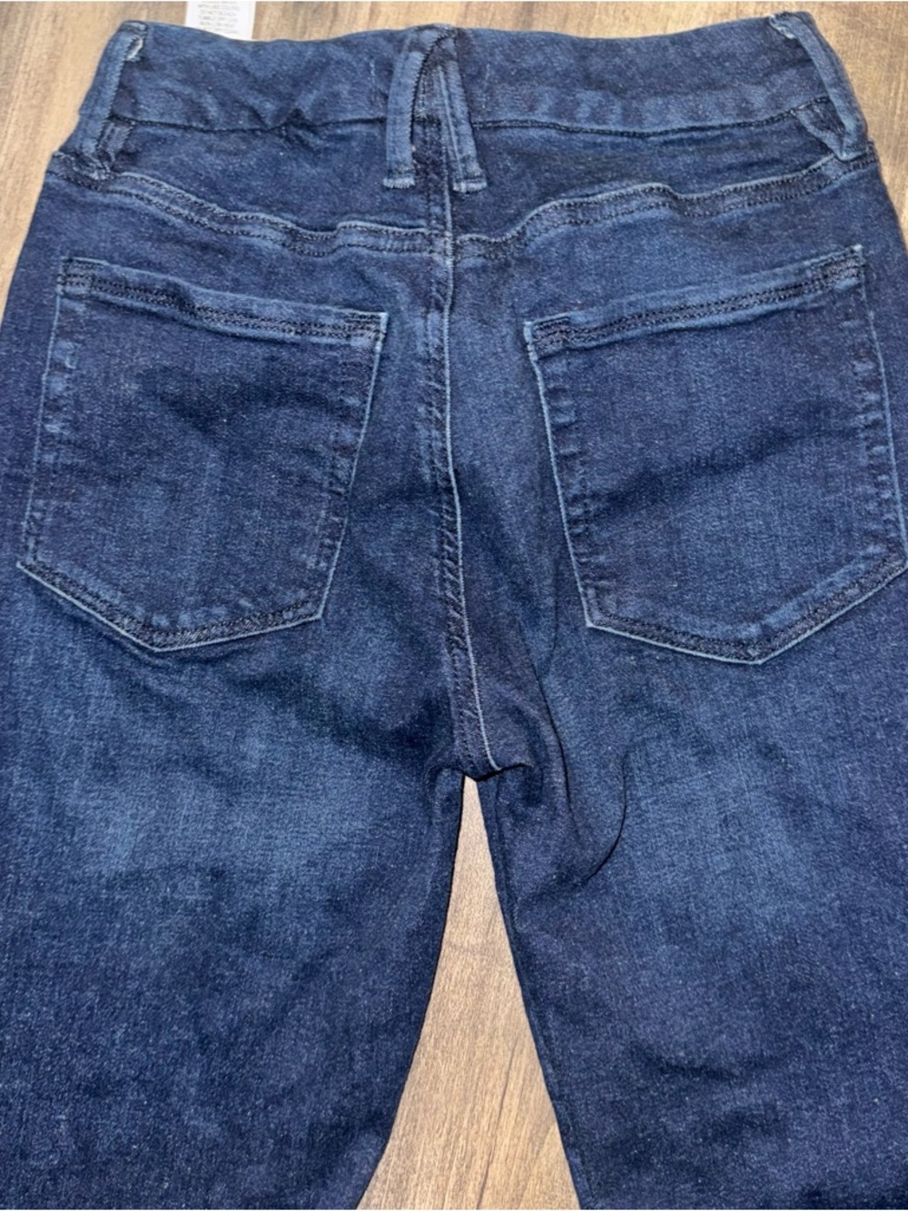 Good American Good Legs Long Skinny Jeans High Rise Dark Wash Sz 4 / 27 Khloe K - Picture 9 of 9